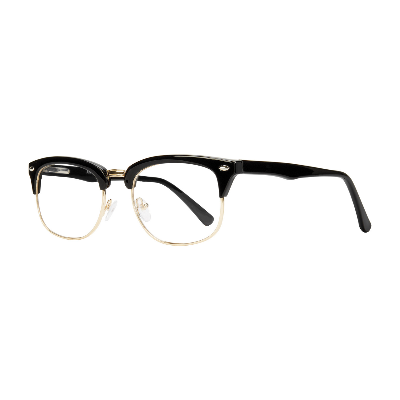 DebSpecs Malcolm Black Gold eyewear