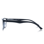 DebSpecs Mens Rectangle Frame Reading Glasses ocr413s Black side view