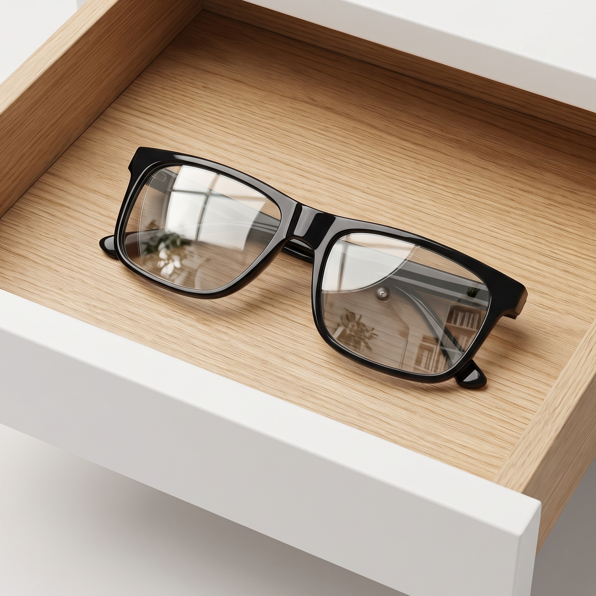 DebSpecs Michael black clear product shot eyewear