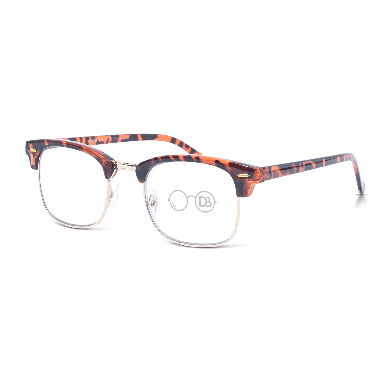 DebSpecs Multi Focus Readers papre4018cl Brown angled view
