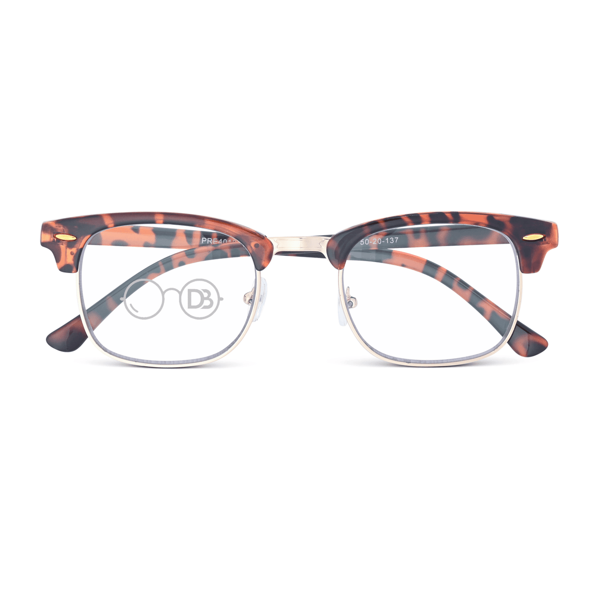 DebSpecs Multi Focus Readers papre4018cl Brown front folded view