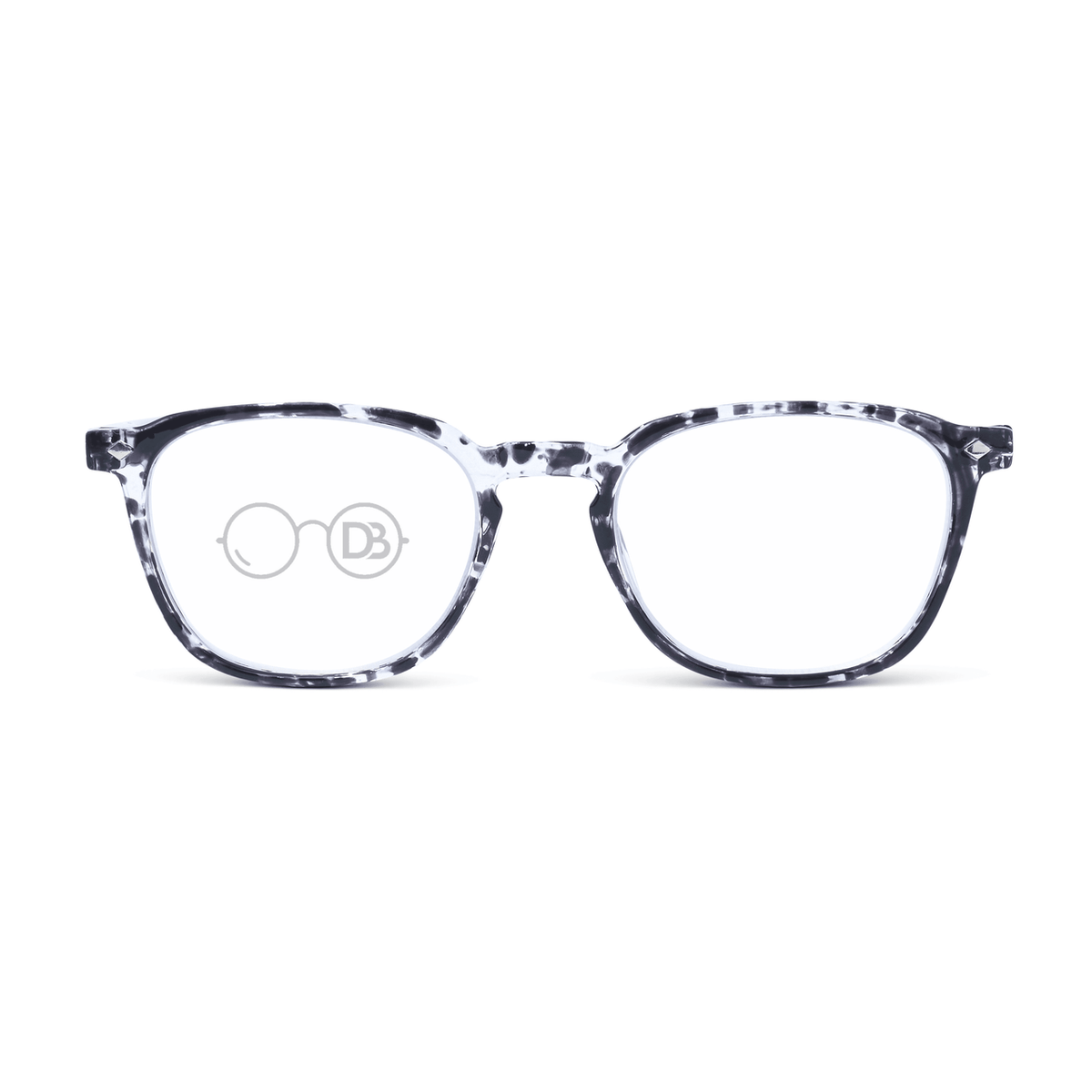 DebSpecs Progressive Multi Focal Reader Black Tortoise front view eyewear