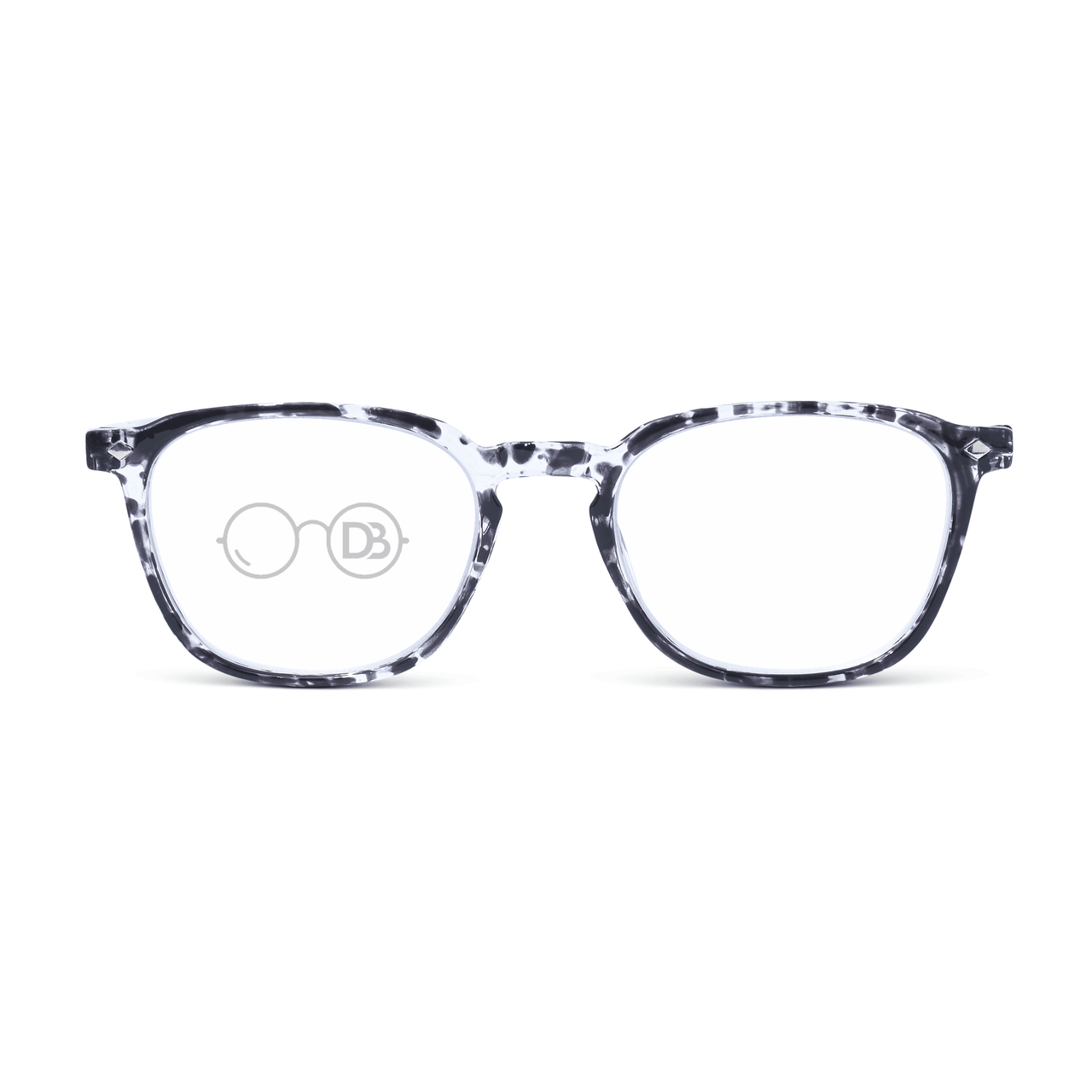 DebSpecs Progressive Multi Focal Reader Black Tortoise front view eyewear