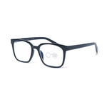 DebSpecs Progressive Multi Focal Rectangle Reader Black angled view eyewear
