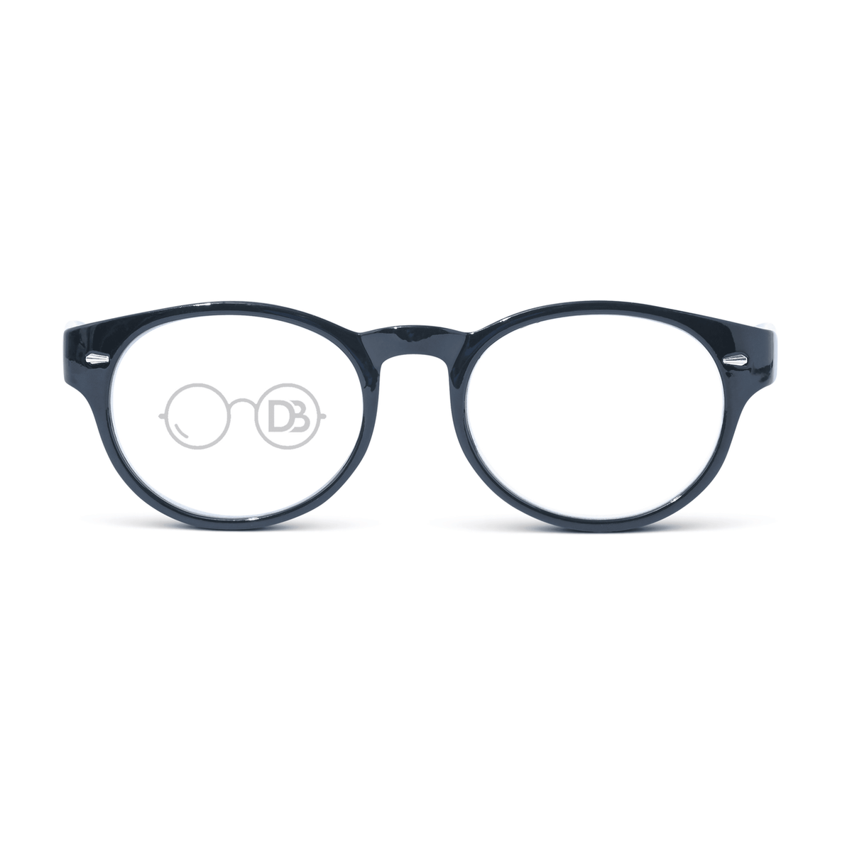 DebSpecs Progressive Multi focal Reading Glasses papre3052cl2936 Black front view
