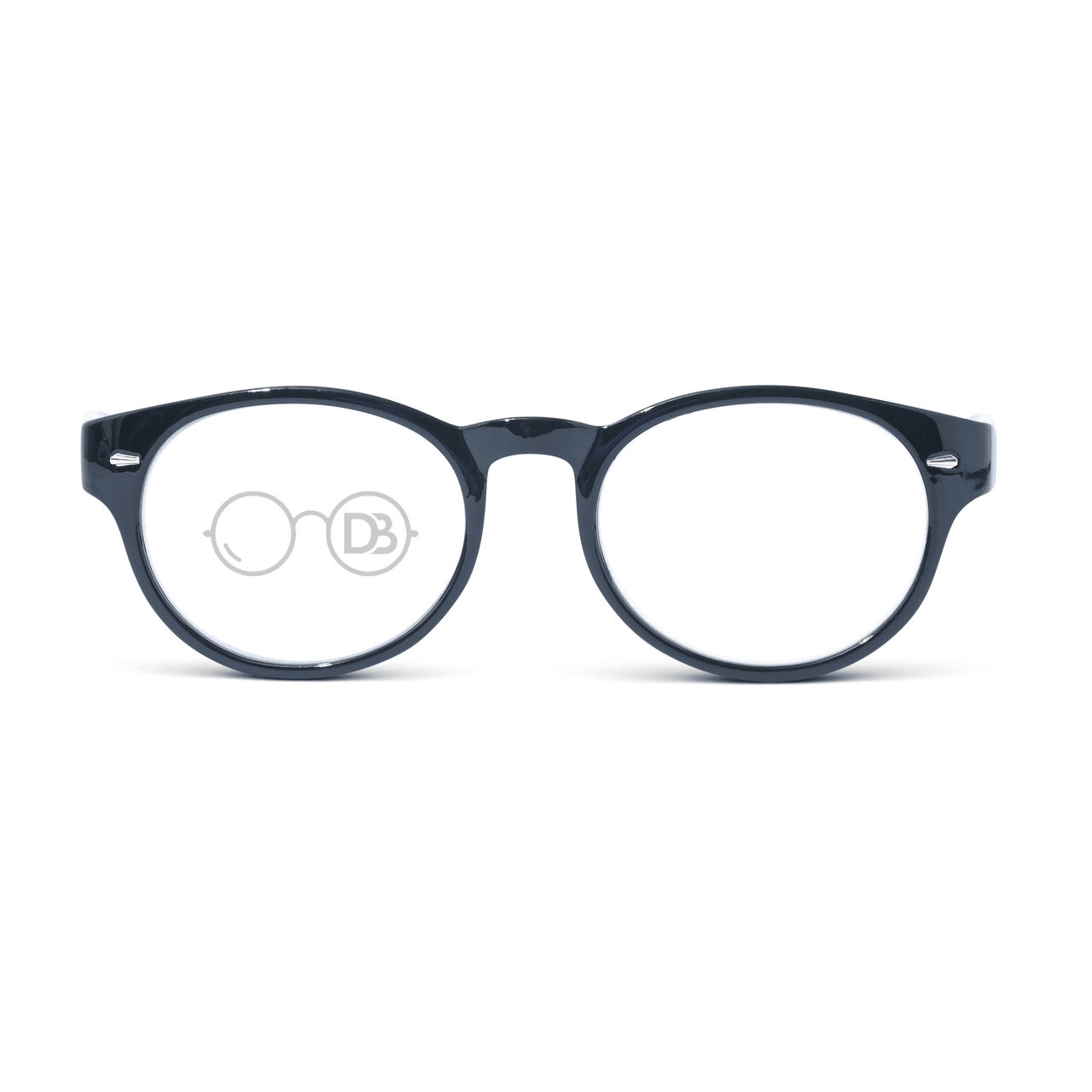 DebSpecs Progressive Multi focal Reading Glasses papre3052cl2936 Black front view
