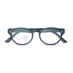 DebSpecs Progressive Multi focal Reading Glasses papre3052cl2936 Black front folded view