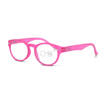 DebSpecs Progressive Multi focal Reading Glasses papre3052cl2936 Raspberry angled view