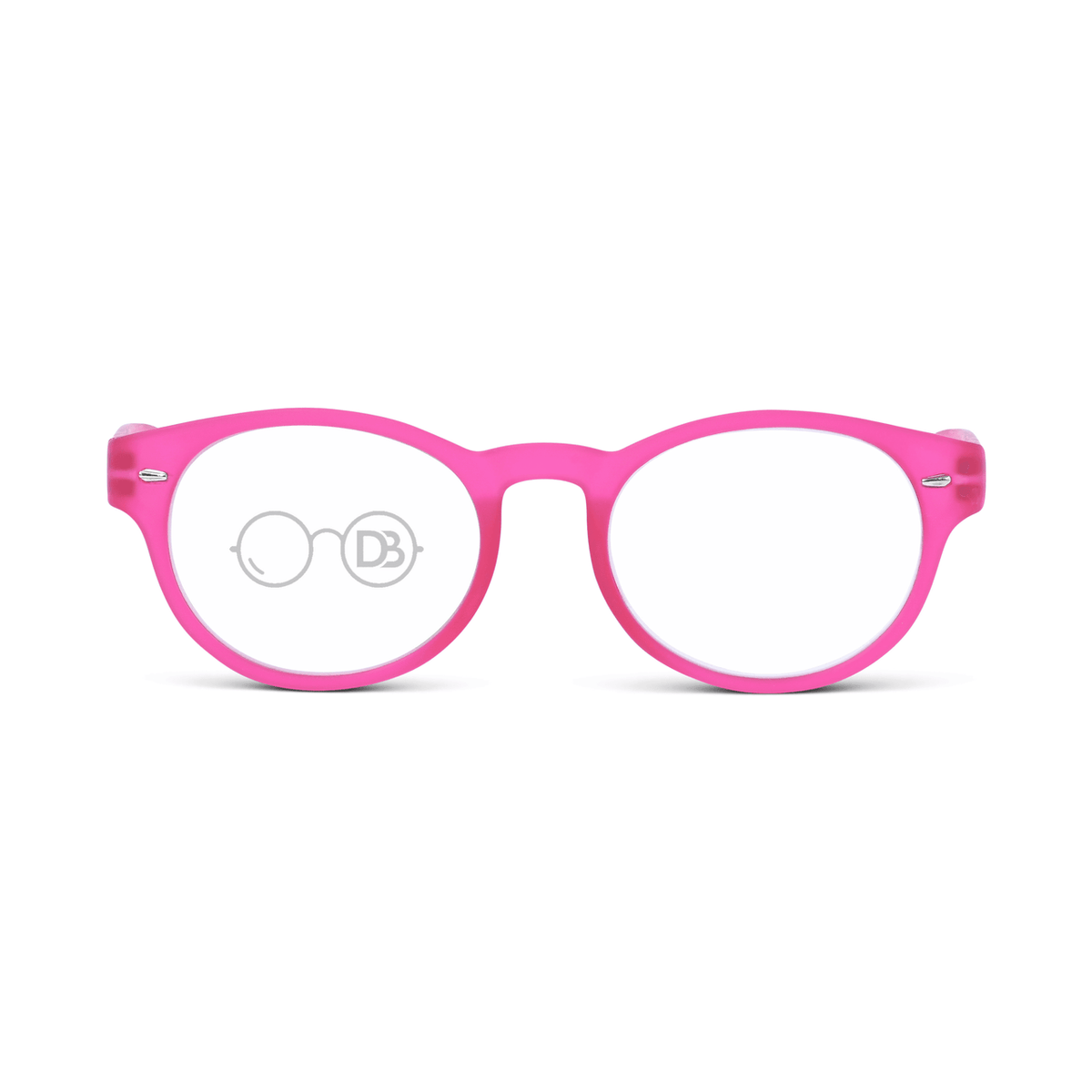 DebSpecs Progressive Multi focal Reading Glasses papre3052cl2936 Raspberry front view
