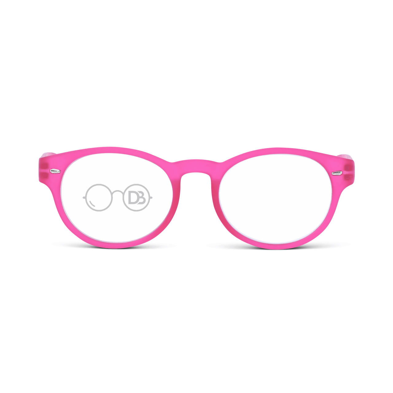 DebSpecs Progressive Multi focal Reading Glasses papre3052cl2936 Raspberry front view
