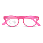 DebSpecs Progressive Multi focal Reading Glasses papre3052cl2936 Raspberry front folded view