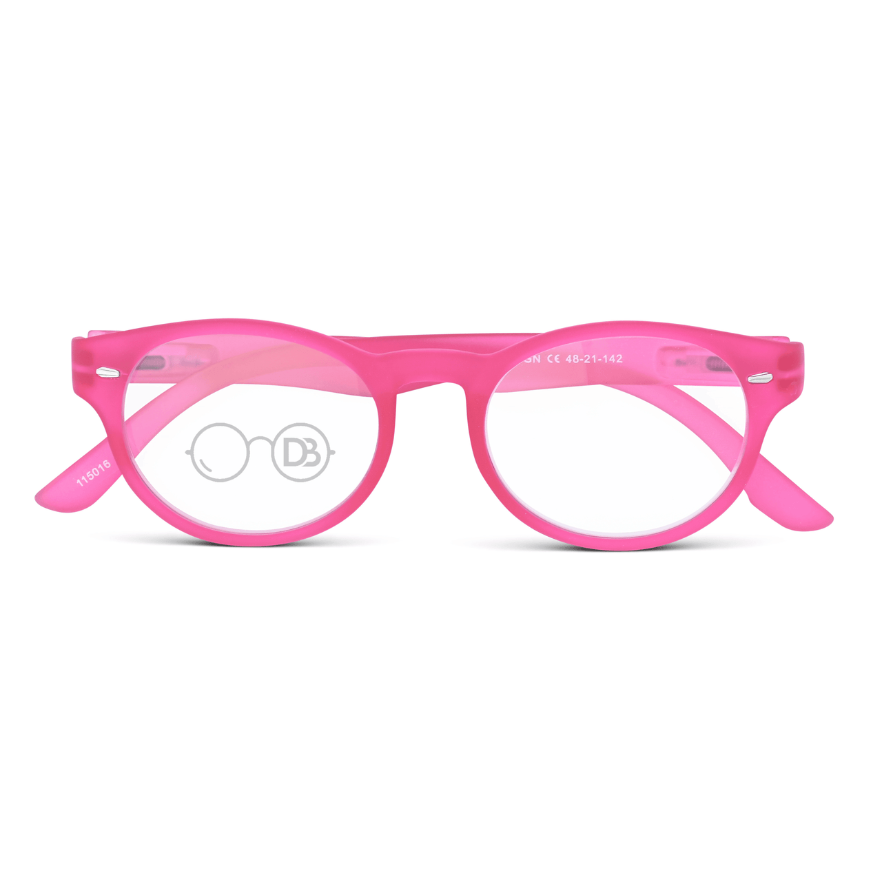 DebSpecs Progressive Multi focal Reading Glasses papre3052cl2936 Raspberry front folded view