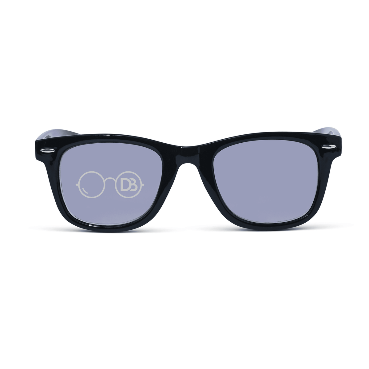 DebSpecs Progressive No Line Sunglass Readers papre9002ap Black front view