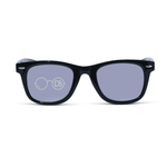 DebSpecs Progressive No Line Sunglass Readers papre9002ap Black front view