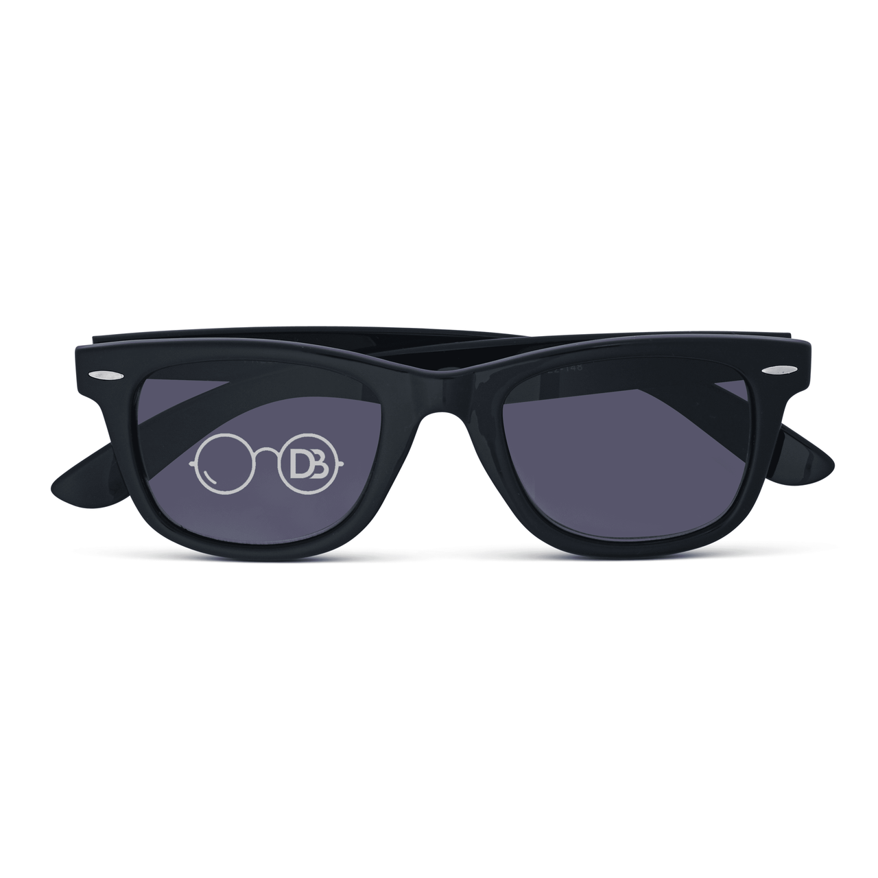 DebSpecs Progressive No Line Sunglass Readers papre9002ap Black front folded view