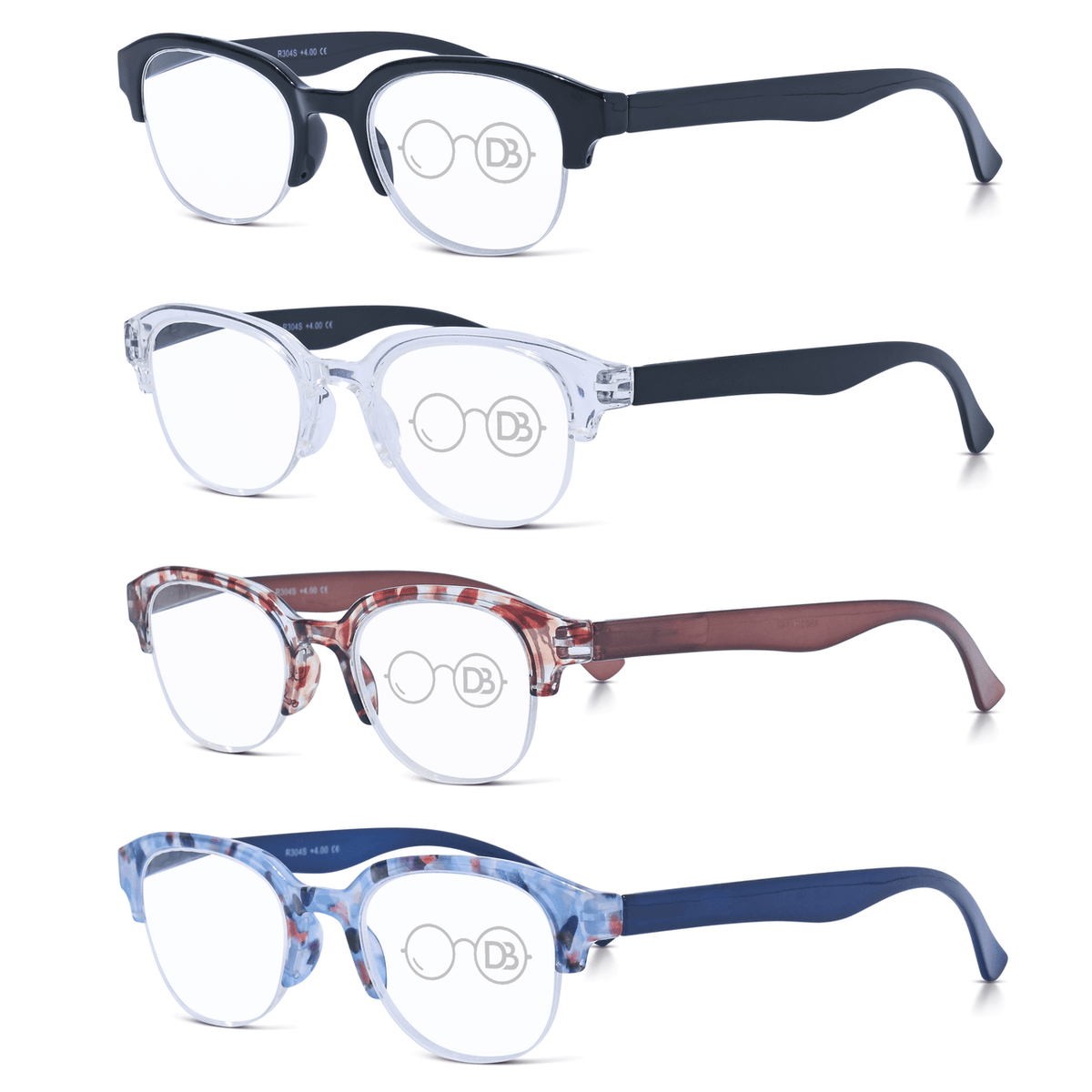 DebSpecs Rimless Lightweight Half Frame Reader oc304s product group eyewear