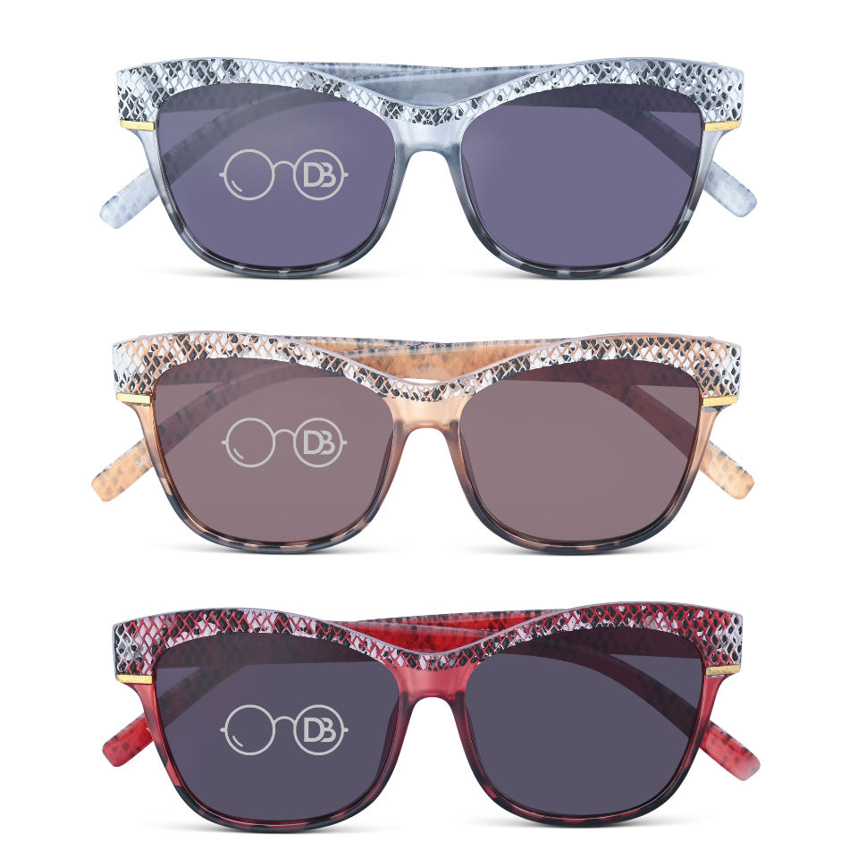 DebSpecs Sea Shell front folded view eyewear