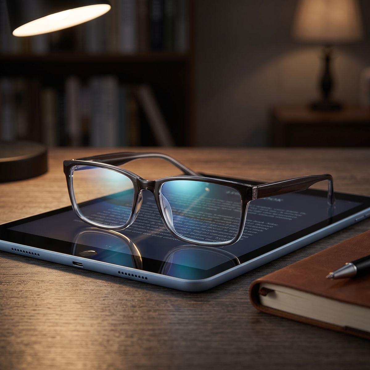 DebSpecs Sharp black bluelight product shot eyewear