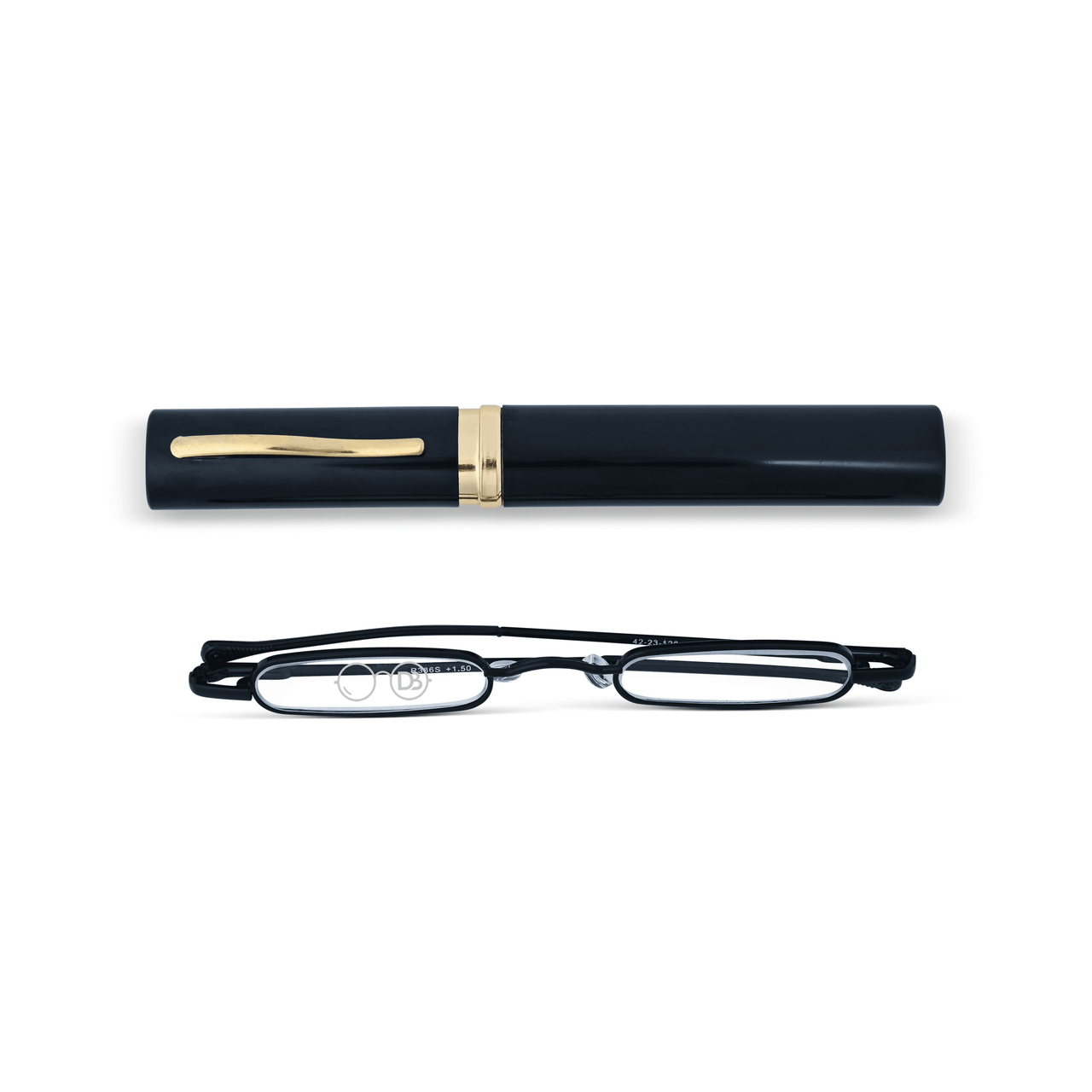 DebSpecs Small Rectangle Tube Readers oc386 Black Case