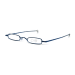 DebSpecs Small Rectangle Tube Readers oc386 Blue angled view