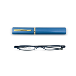 DebSpecs Small Rectangle Tube Readers oc386 Blue Case