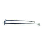 DebSpecs Small Rectangle Tube Readers oc386 Blue side view