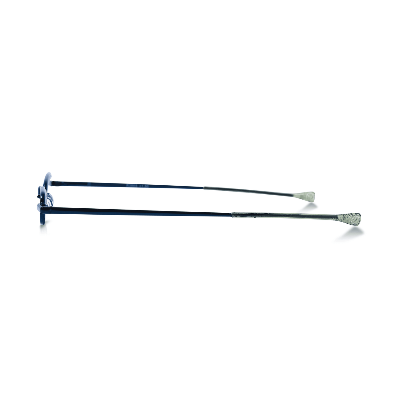 DebSpecs Small Rectangle Tube Readers oc386 Blue side view