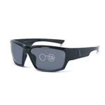 DebSpecs Wrap around Bifocal Reading Sunglasses ocr28bf Black angled view