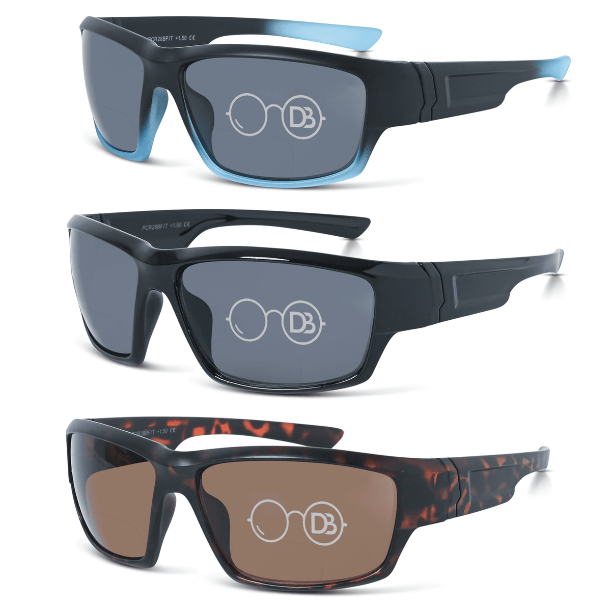 DebSpecs Wrap around Bifocal Reading Sunglasses ocr28bf product group