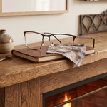 DebSpecs advance gunmetal clear product shot eyewear