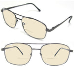 DebSpecs aviator gun bifocal scrolls eyewear