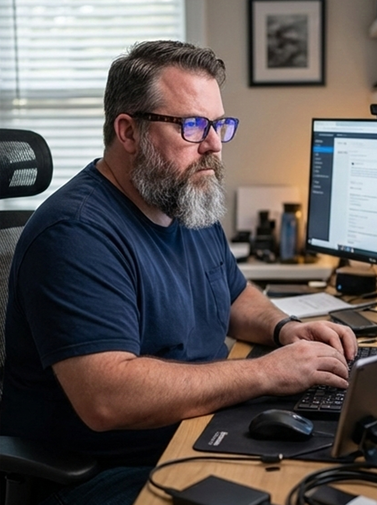DebSpecs big guy black bluelight eyewear