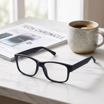 DebSpecs big guy black clear product shot eyewear