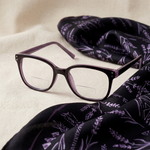 DebSpecs dbf advice black purple product shot eyewear