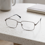 DebSpecs dbf final table gunmetal product shot eyewear