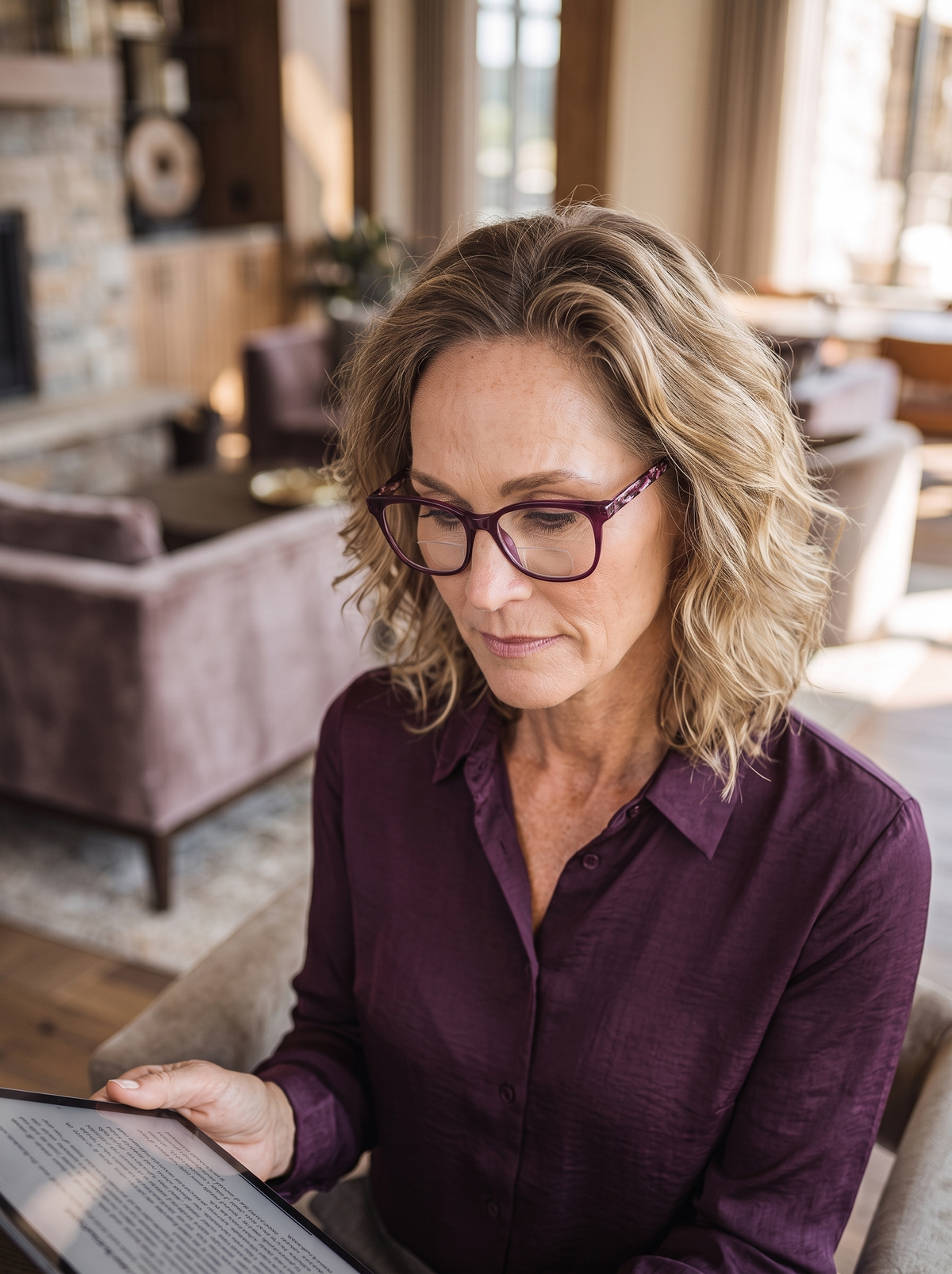 DebSpecs dbf fourthstreet plum female eyewear