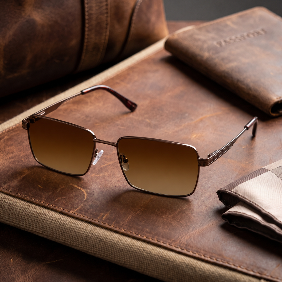 DebSpecs final table brown sun product shot eyewear