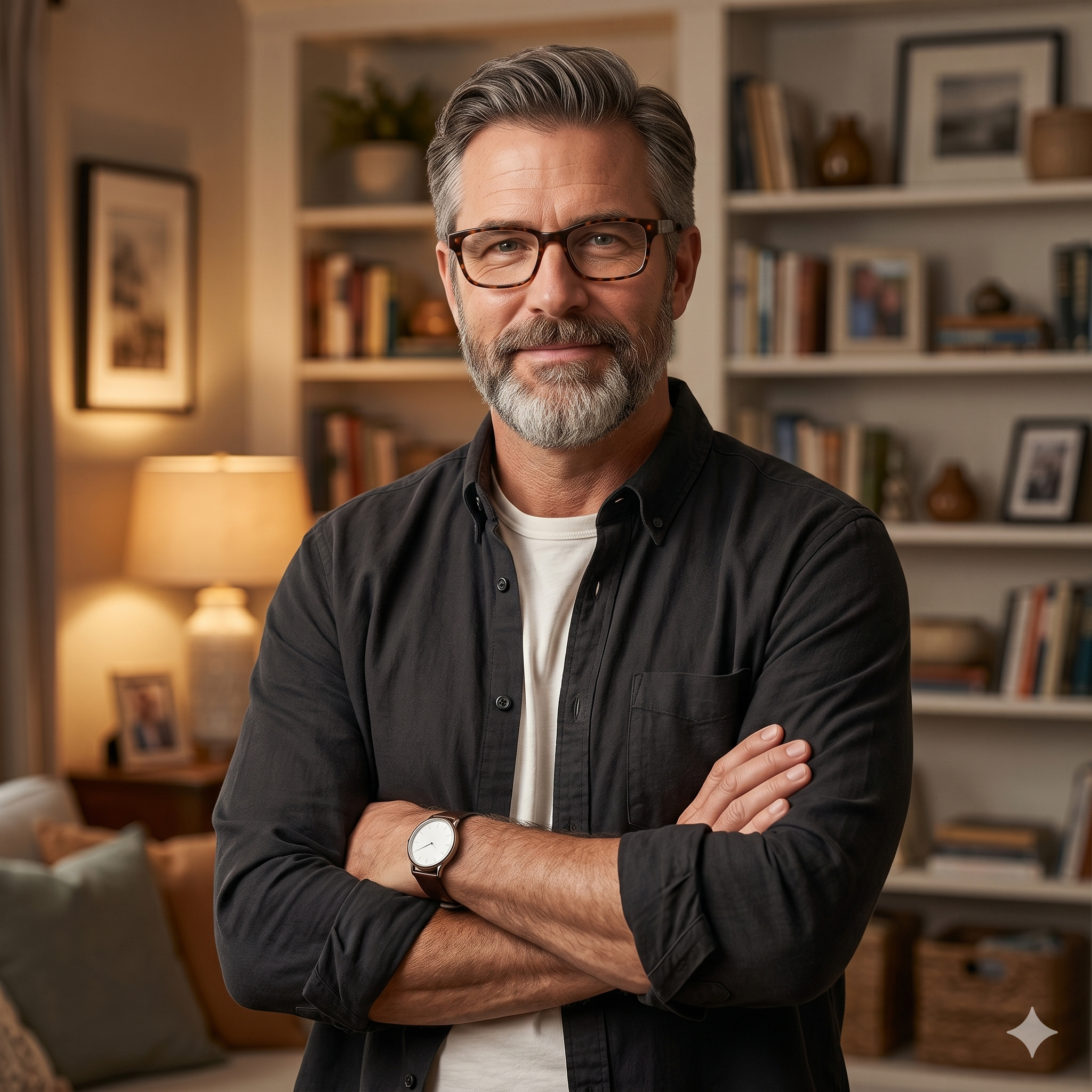 DebSpecs men on home page slick eyewear