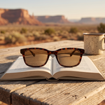 DebSpecs slick tortoise sun high power product shot eyewear