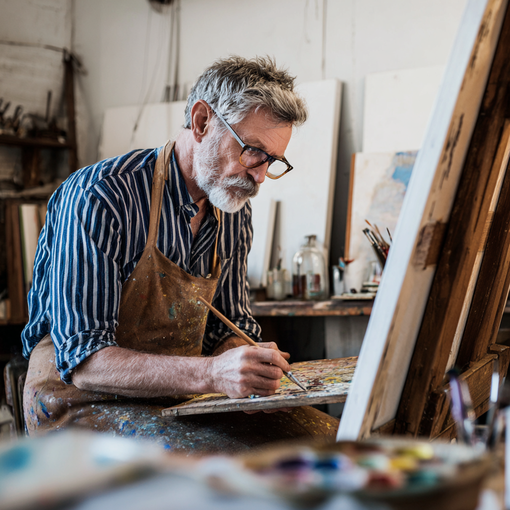 DebSpecs u9985339981 male artist mature in age in a creative studio 73cf3bc6 1d8b 47d3 b309 78d073059a1f 3 eyewear