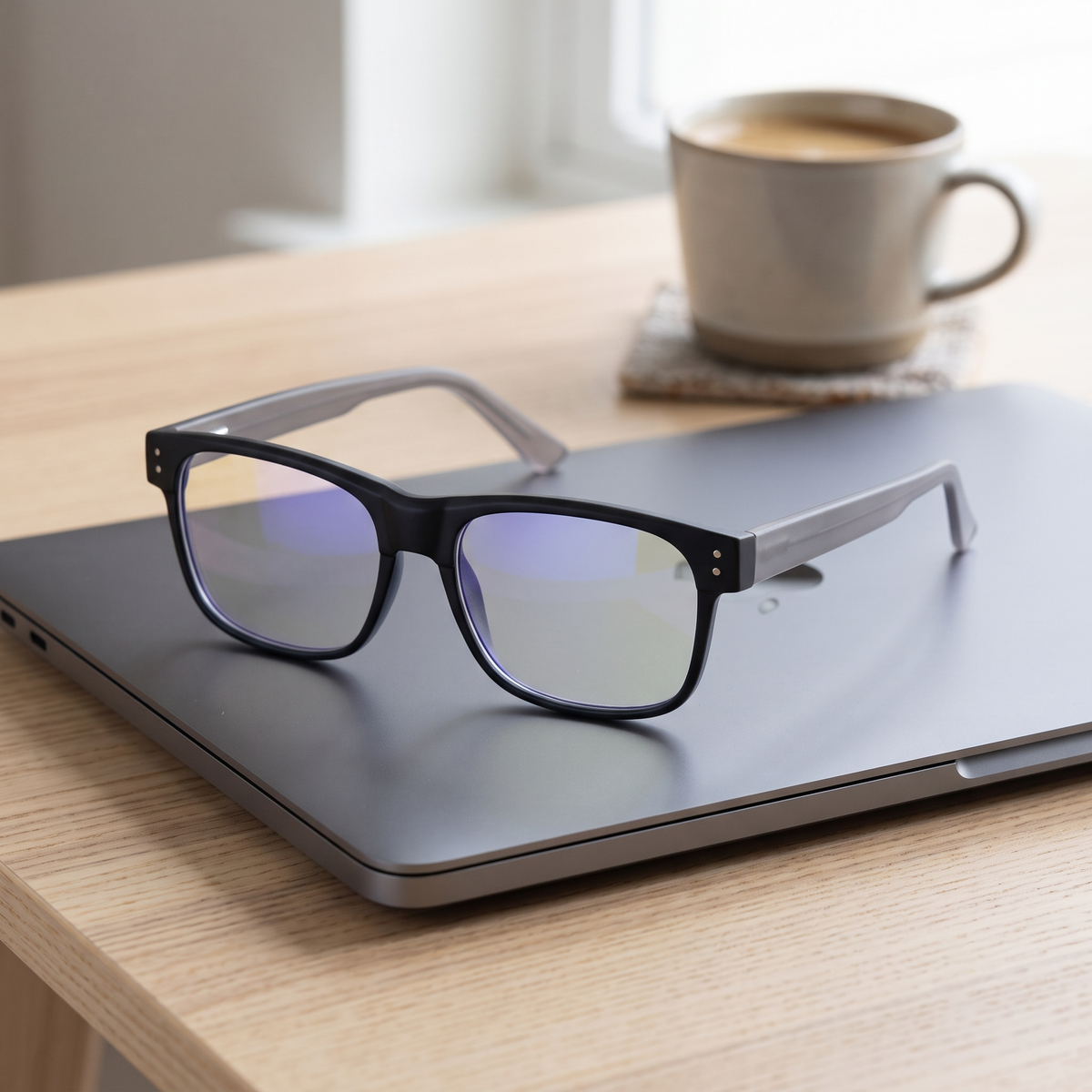DebSpecs william black bluelight product shot eyewear