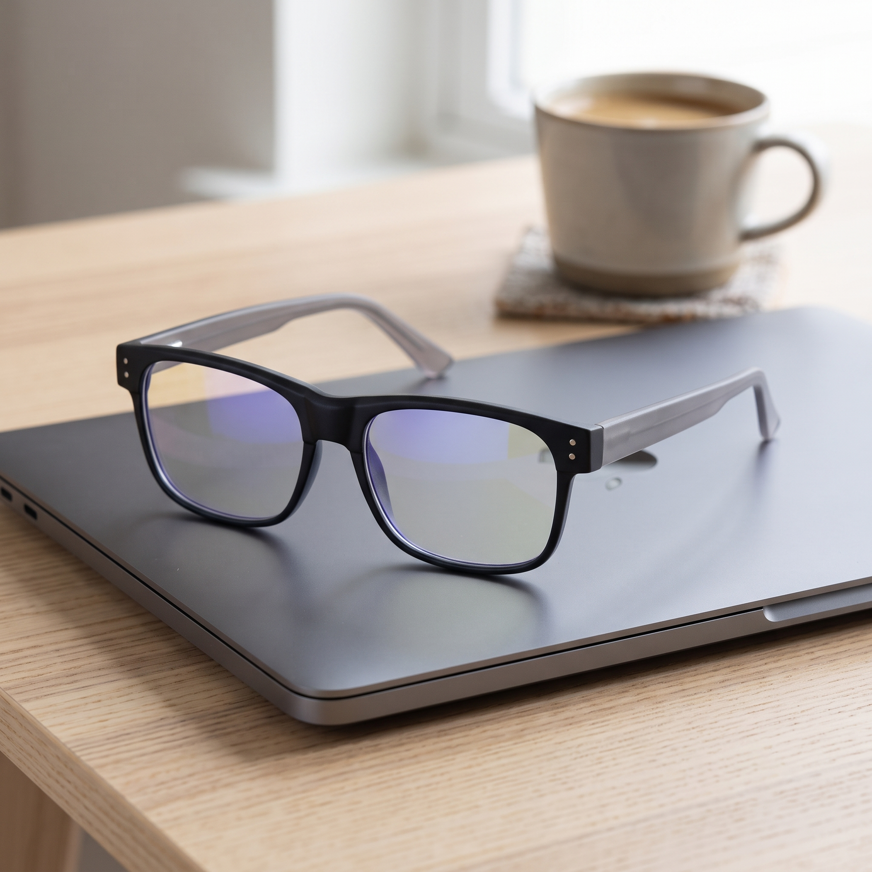 DebSpecs william black bluelight product shot eyewear