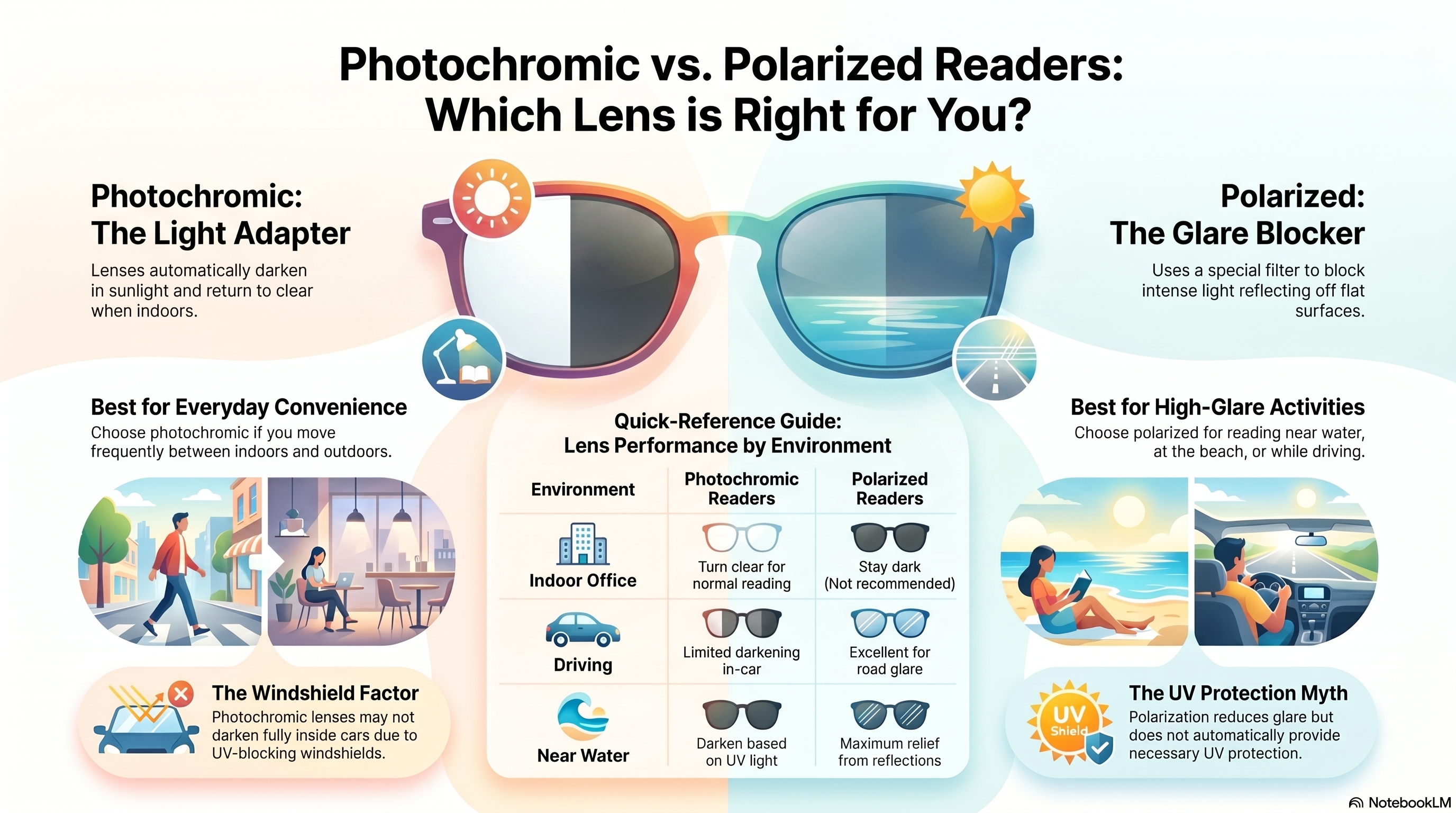 Choosing Photochromic or Polarized Readers