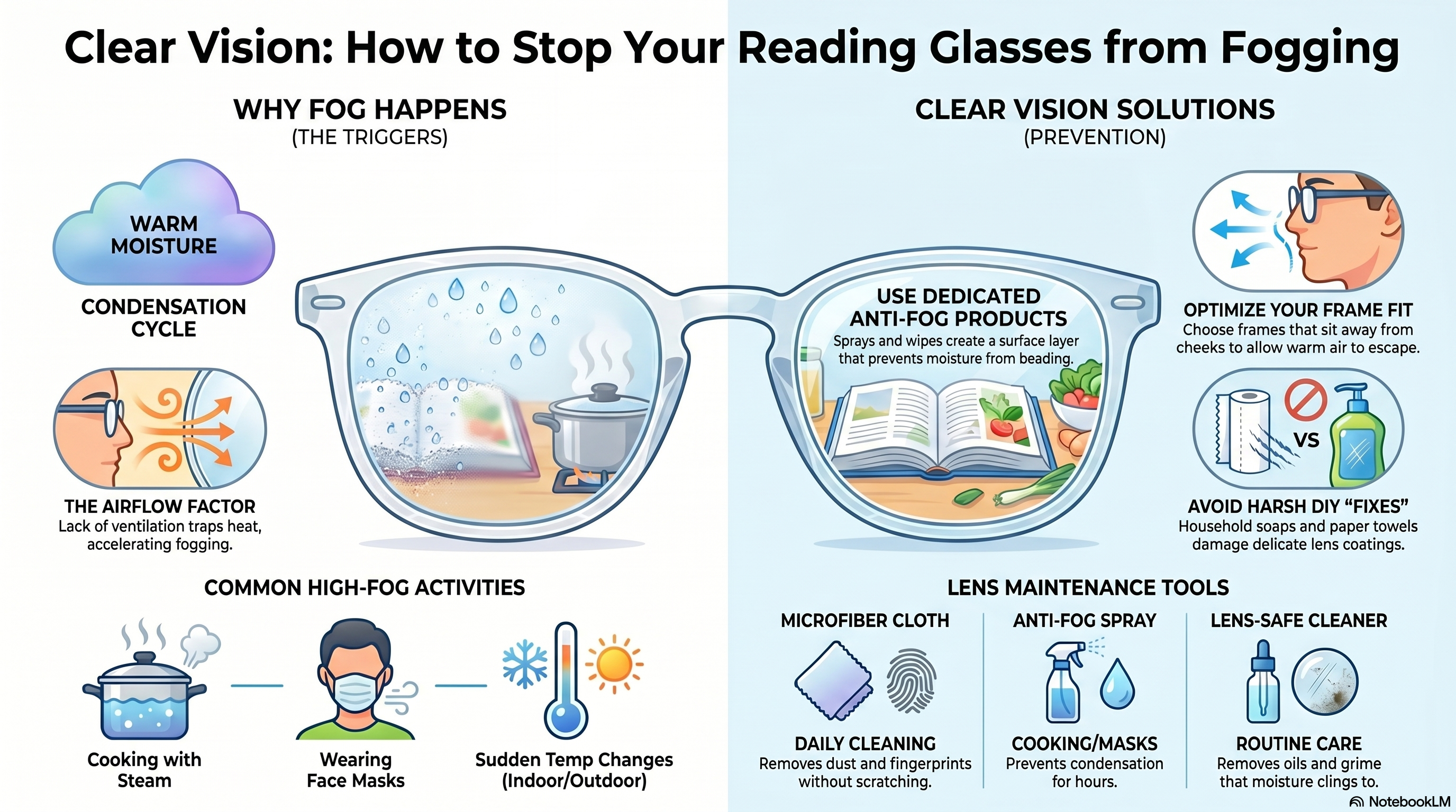 How to Prevent Foggy Glasses