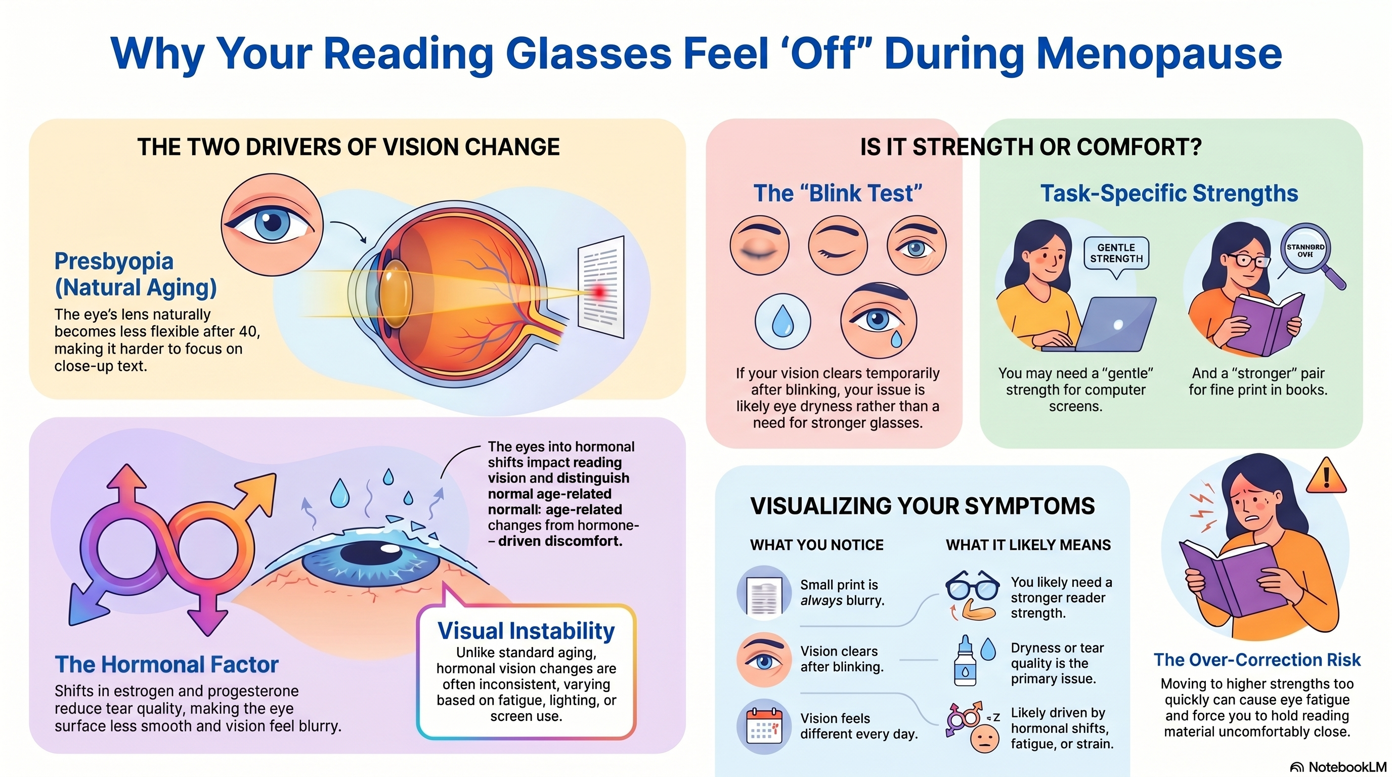 Vision Changes During Menopause Infographic Vision Changes During Menopause Infographic